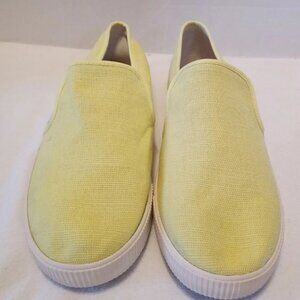 Tom's Clemente Yellow Canvas Shoes Sz. 10 W